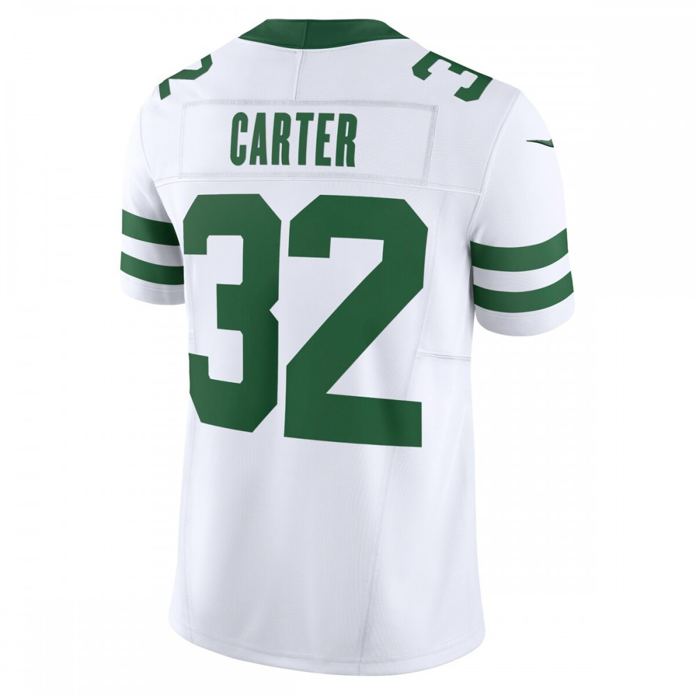 Michael Carter New York Jets Nike Vapor F.U.S.E. Limited Jersey - White-GridironStore